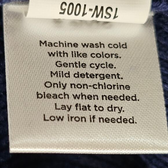 NWT Mizzen Main Sweater Mens XXL Blue Cassady Crew Neck Moisture Wicking Soft - Picture 12 of 15